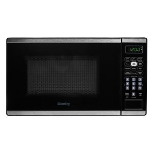 Danby DBMW0722BBS Danby 0.7 Cu. Ft. Countertop Microwave In Black And Stainless Steel