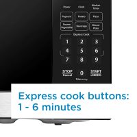Danby DBMW0722BBS Danby 0.7 Cu. Ft. Countertop Microwave In Black And Stainless Steel - Image 7