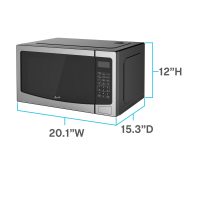 Avanti MT115V3S Avanti Microwave Oven, 1.1 Cu. Ft. Capacity - Stainless Steel / 1.1 Cu. Ft. - Image 3