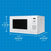 Danby DBMW1121BWW Danby 1.1 Cu. Ft. Countertop Microwave In White - Image 6