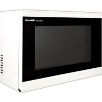 Sharp SMC1461KW Sharp 1.4 Cu. Ft. 1100W White Countertop Microwave Oven - Image 3