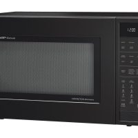 Sharp SMC1585KB Sharp 1.5 Cu. Ft. 900W Black Convection Countertop Microwave Oven - Image 3