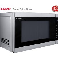 Sharp SMC1162KS Sharp 1.1 Cu. Ft. 1000W Stainless Steel Countertop Microwave Oven - Image 4