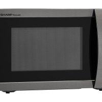 Sharp SMC1452KH Sharp 1.4 Cu. Ft. 1100W Black Stainless Steel Countertop Microwave Oven - Image 3