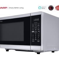 Sharp SMC1469KS Sharp 1.4 Cu. Ft. 1100W Smart Stainless Steel Microwave Oven With Inverter Technology - Image 4