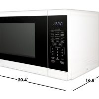Sharp SMC1461KW Sharp 1.4 Cu. Ft. 1100W White Countertop Microwave Oven - Image 7
