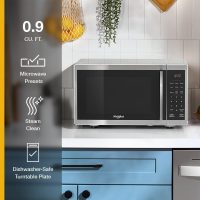 Whirlpool WMCS3019RS 0.9 Cu. Ft. Stainless Steel Countertop Microwave With Steam Clean - 900 Watt - Image 9