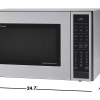 Sharp SMC1585KS Sharp 1.5 Cu. Ft. 900W Stainless Steel Convection Countertop Microwave Oven - Image 7