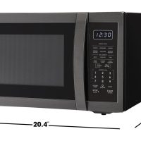 Sharp SMC1452KH Sharp 1.4 Cu. Ft. 1100W Black Stainless Steel Countertop Microwave Oven - Image 7