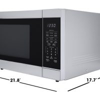 Sharp SMC1662KS Sharp 1.6 Cu. Ft. 1100W Stainless Steel Countertop Microwave Oven - Image 7