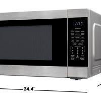 Sharp SMC2266KS Sharp 2.2 Cu. Ft. 1200W Stainless Steel Countertop Microwave Oven With Inverter Technology - Image 8