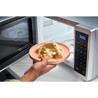 Whirlpool WMCS3018RB 0.7 Cu. Ft. Black Countertop Microwave With Steam Clean - 700 Watt - Image 9