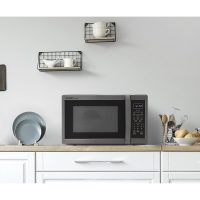 Sharp SMC1452KH Sharp 1.4 Cu. Ft. 1100W Black Stainless Steel Countertop Microwave Oven - Image 6