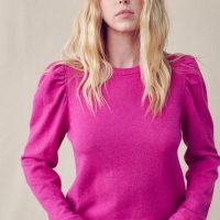 Celeste Classic Crewneck Pullover Knit Sweater - Image 2