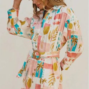 Moroccan Spring Buckled Belt
Shirt Dress