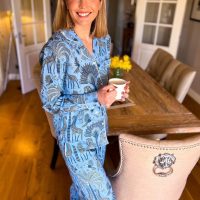 Amara Organic Cotton Pajama Trouser Set - Image 24