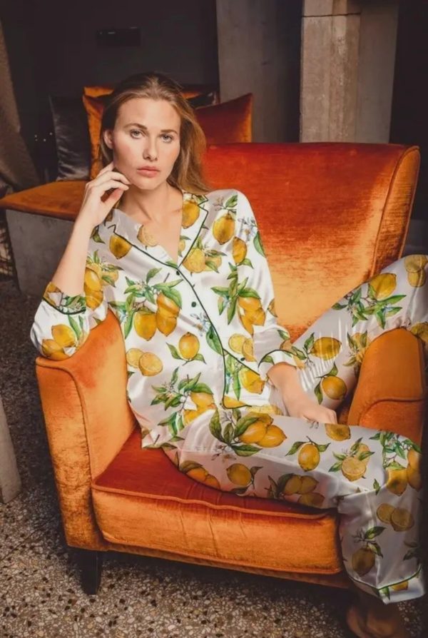 Silky Satin Pajama Set by Averie