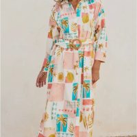 Moroccan Spring Buckled Belt
Shirt Dress - Image 5