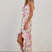 About A Girl Asymmetrical Ruffle
Maxi Dress - Image 5