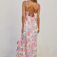About A Girl Asymmetrical Ruffle
Maxi Dress - Image 4