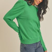Celeste Classic Crewneck Pullover Knit Sweater - Image 6