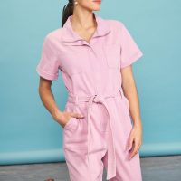 Margot Pink Zip-Up Utility Jumpsuit - Image 3