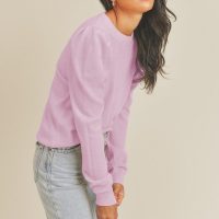 Celeste Classic Crewneck Pullover Knit Sweater - Image 5