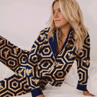Silky Satin Pajama Set by Averie - Image 3