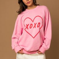 XOXO Heart Pullover Sweatshirt - Image 8