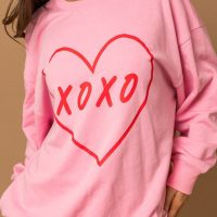 XOXO Heart Pullover Sweatshirt - Image 3
