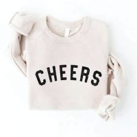 CHEERS Graphic Crewneck Sweatshirt - Image 2