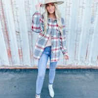 The Becca Plaid Shacket - Image 20