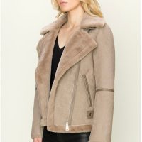Beck Faux Shearling Moto Jacket - Image 5