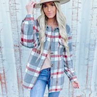The Becca Plaid Shacket - Image 2