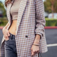 Tess Houndstooth Tweed Jacket - Image 2
