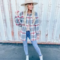 The Becca Plaid Shacket - Image 16