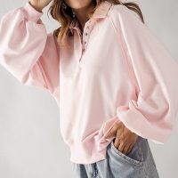 Soft Touch Quarter Snap Pullover Sweatshirt - Image 11