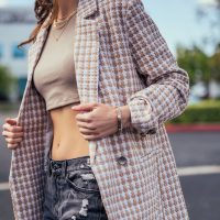 Tess Houndstooth Tweed Jacket - Image 4
