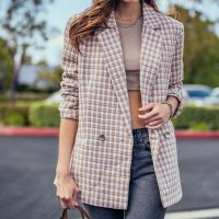 Tess Houndstooth Tweed Jacket - Image 7