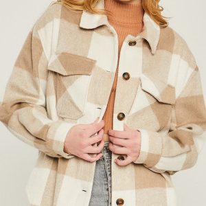 Blair Woven Plaid Fall Jacket