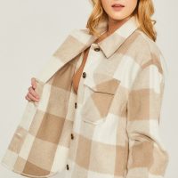Blair Woven Plaid Fall Jacket - Image 5