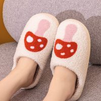 Red Mushroom Sherpa Slippers - Image 7
