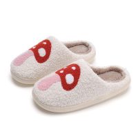 Red Mushroom Sherpa Slippers - Image 3